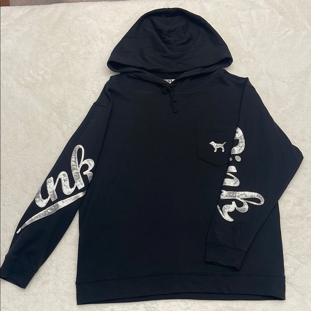 Black Hoodie by PINK Victoria's Secret - Picture 1 of 5